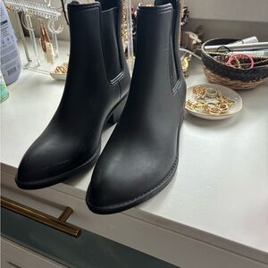 Jeffrey Campbell Black Ankle Booties